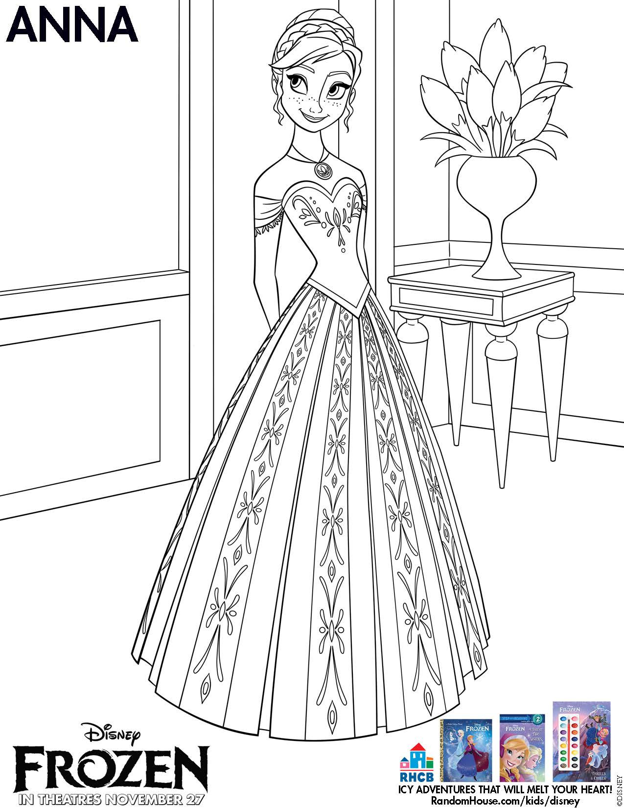 Disney Frozen Free Printable Coloring Sheets
 Disney s Frozen Free Printables DisneyFrozen