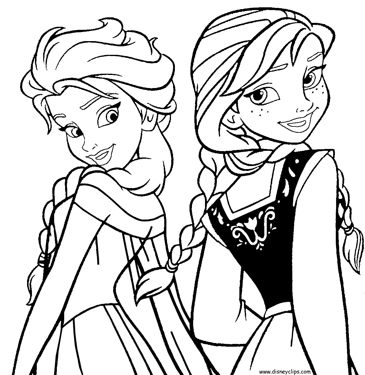 Disney Frozen Free Printable Coloring Sheets
 all the disney frozen characters coloring pages