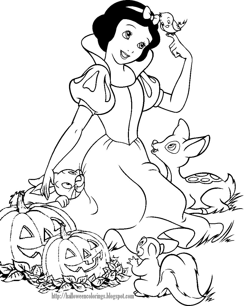 Disney Halloween Coloring Pages For Kids
 DISNEY COLORING PAGES