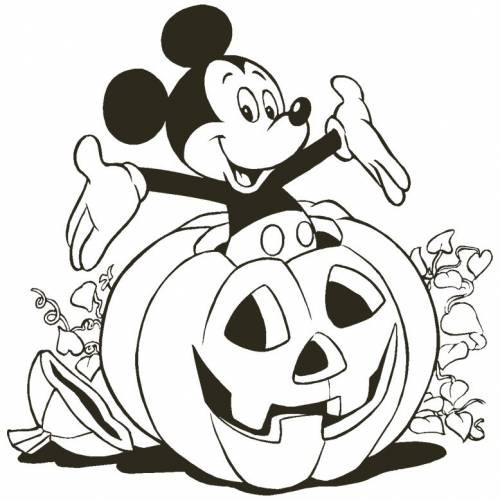 Disney Halloween Coloring Pages For Kids
 Free Printable Halloween Coloring Pages For Kids