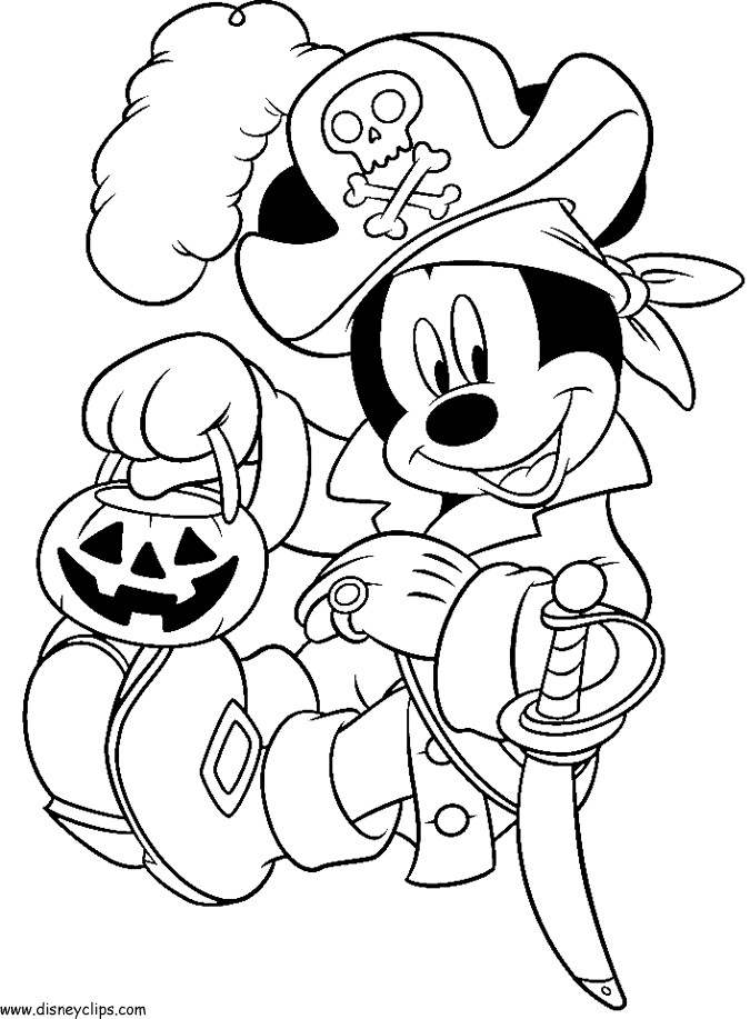 Disney Halloween Coloring Pages For Kids
 Disney Halloween Coloring Pages AZ Coloring Pages