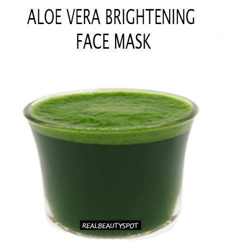 DIY Aloe Vera Face Mask
 5 Amazing Homemade Skin Brightening Face Masks