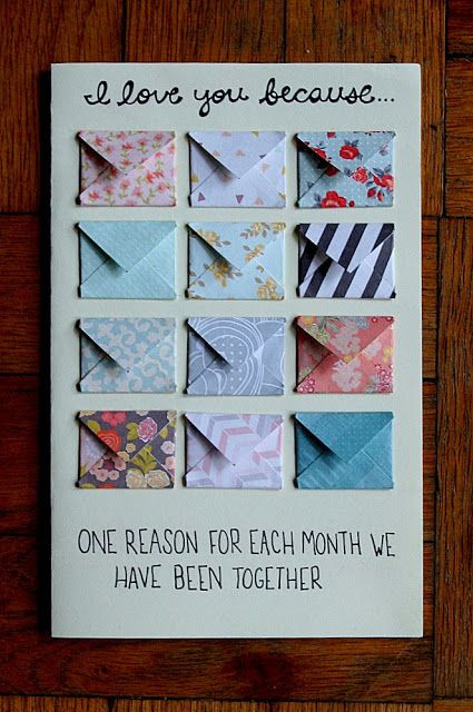 DIY Anniversary Gifts For Boyfriend
 DIY Anniversary Card Great Ideas Pinterest