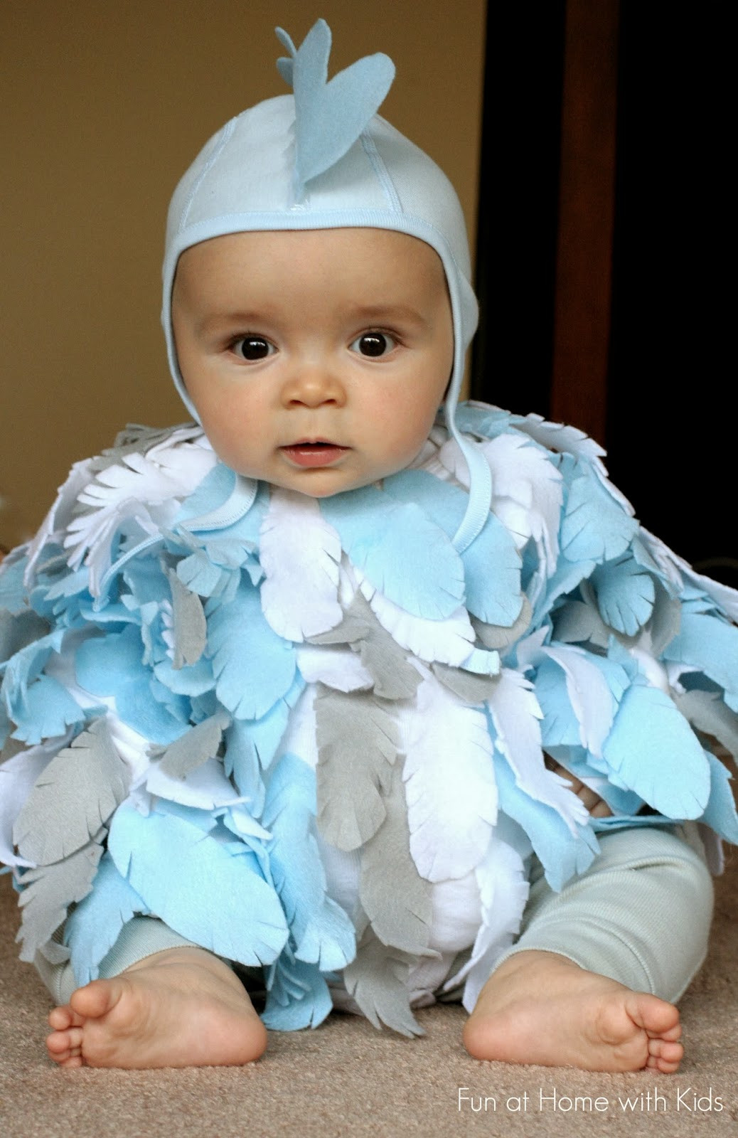 DIY Baby Costumes
 DIY No Sew Baby Chicken Halloween Costume