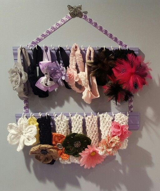 Best ideas about DIY Baby Headband Holder
. Save or Pin Baby headband holder Cut down some old doorway moulding Now.