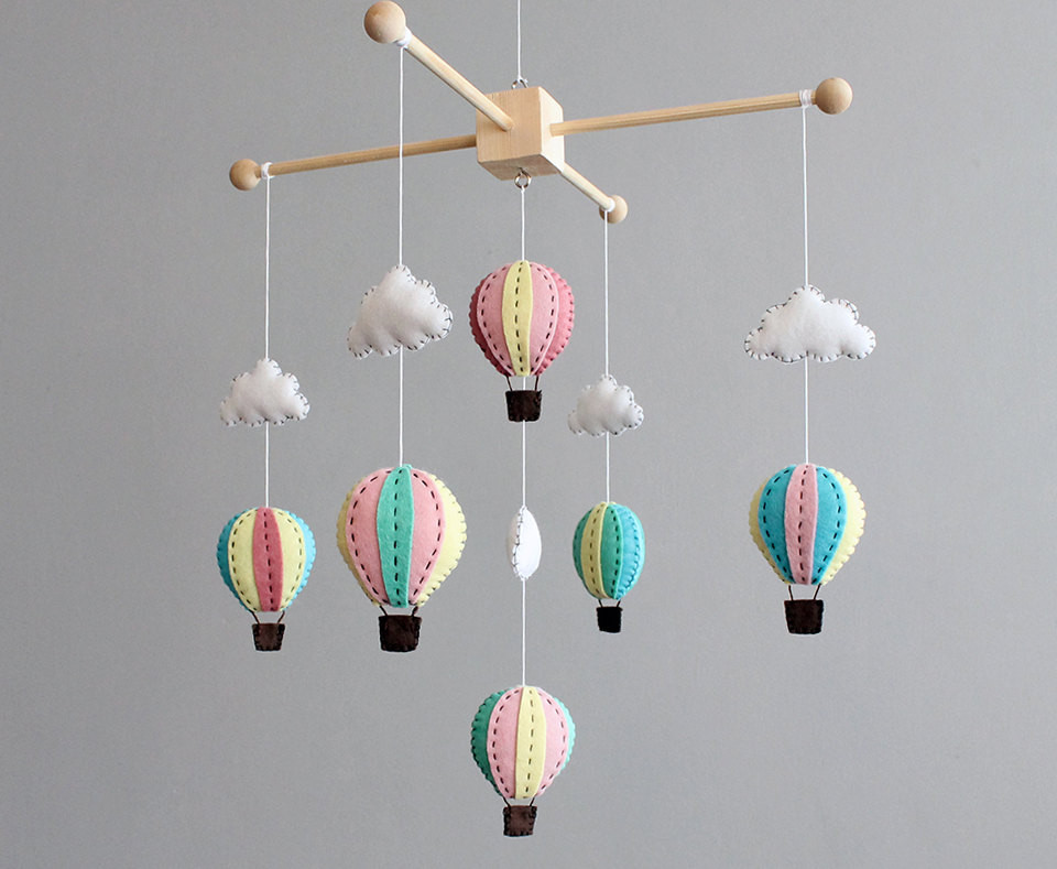 DIY Baby Mobile Kits
 diy baby mobile kit make your own hot air balloon by