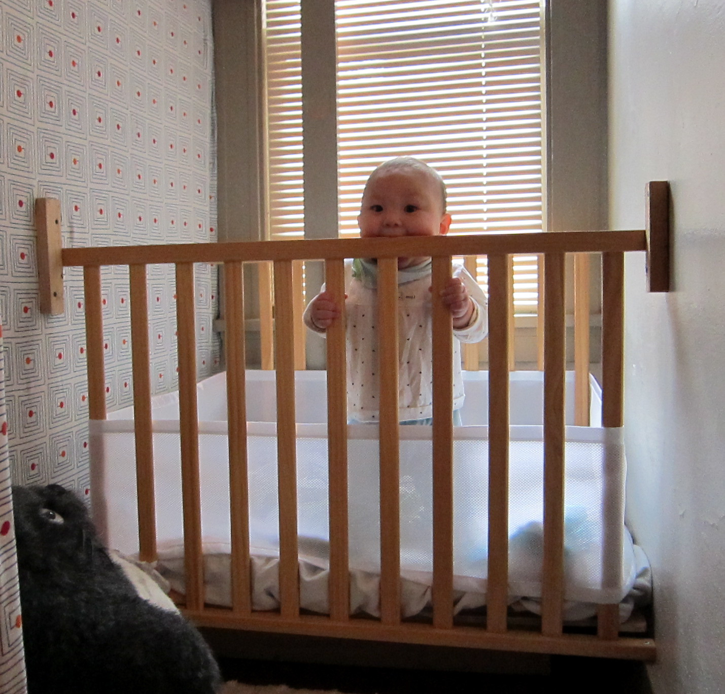 DIY Baby Nursery Projects
 Tiny Nursery With Creative Diy Baby Crib Using Wooden