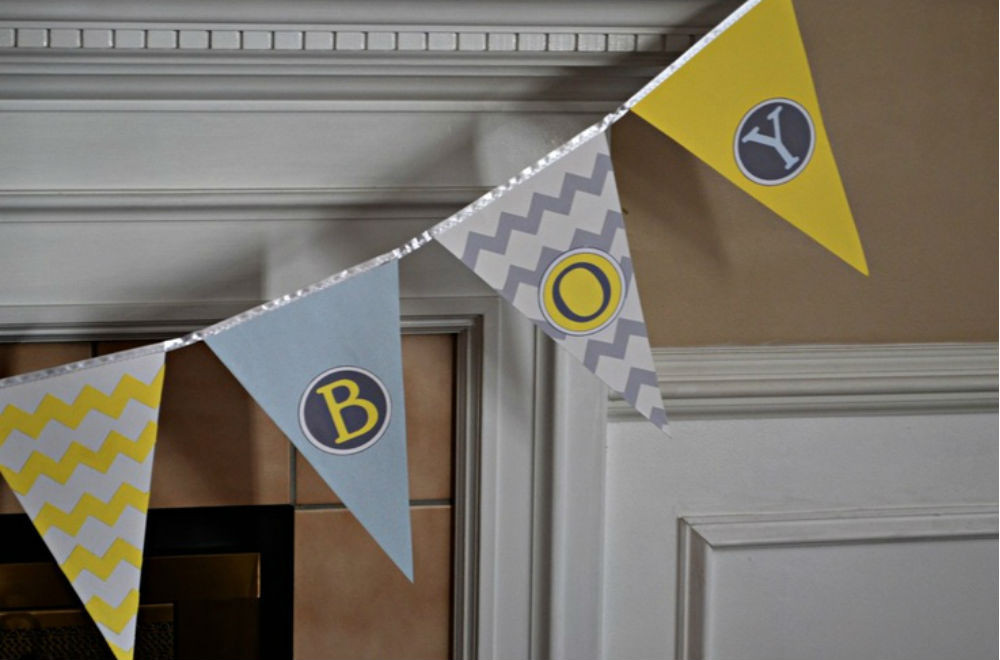 DIY Baby Shower Banners
 12 hot baby shower trends