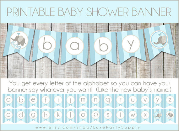 DIY Baby Shower Banners
 DIY Baby Shower Banners s and for