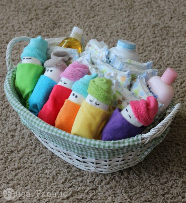 DIY Baby Shower Gift Basket
 42 Fabulous DIY Baby Shower Gifts
