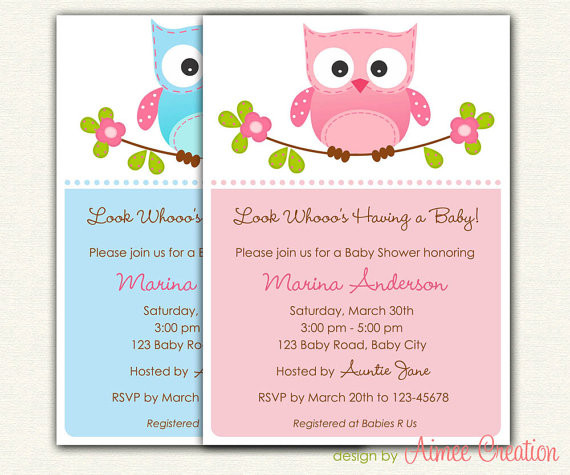 DIY Baby Shower Invitations Boy
 Owl Baby Shower Invitations Printable Diy For Boy And With