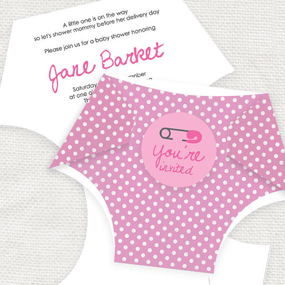 DIY Baby Shower Invitations Templates
 5 Best of Printable Baby Diaper Template Baby