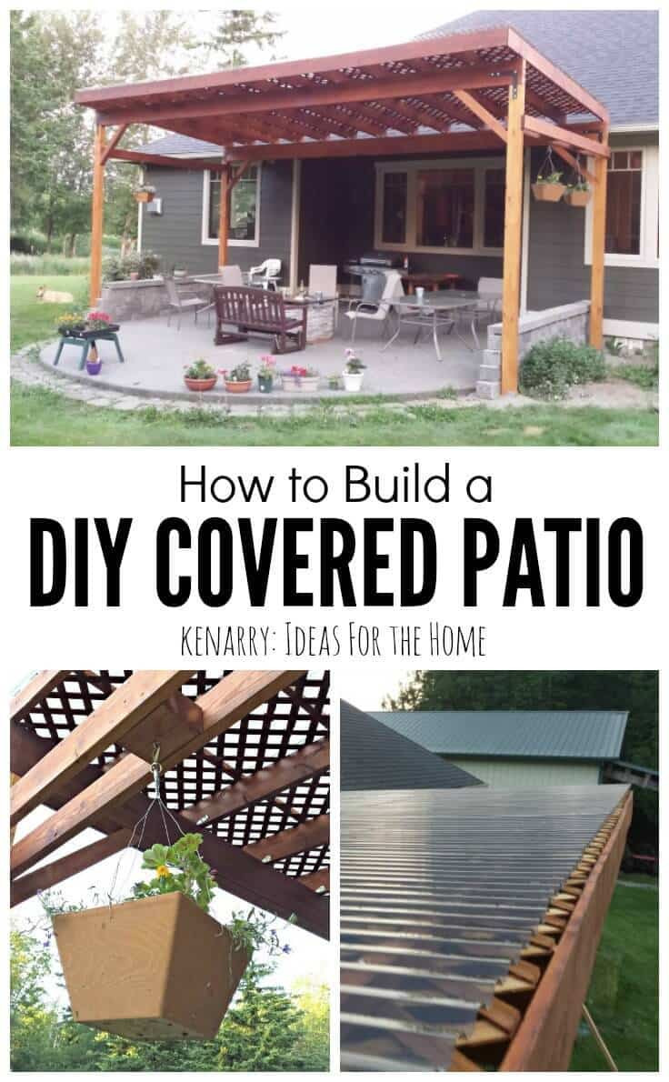 DIY Backyard Patio
 How to Build a DIY Covered Patio