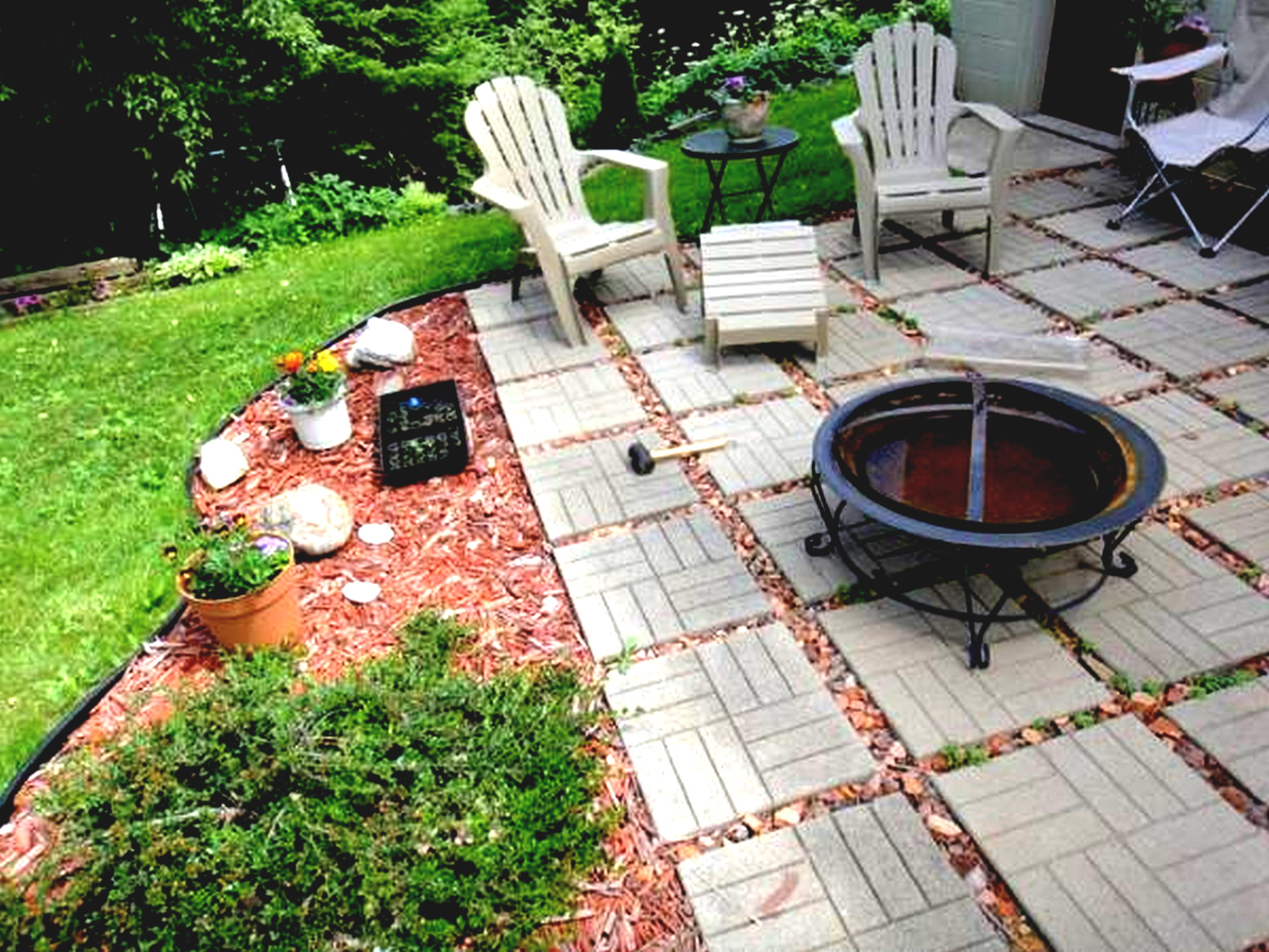 DIY Backyard Patio
 Diy Concrete Patio Ideas Floor Outside Flooring Easy