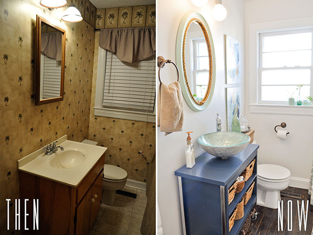 Best ideas about Diy Bathroom Remodel
. Save or Pin DIY Bud Bathroom Renovation Reveal Now.