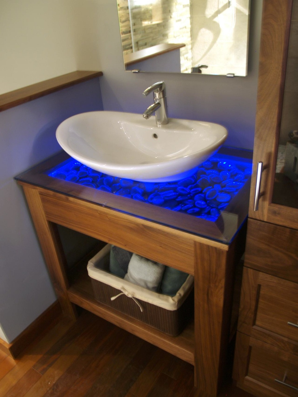 DIY Bathroom Vanity Top
 Bathrooms And Storage Reclaimed Wood Bathroom Vanity Clipgoo