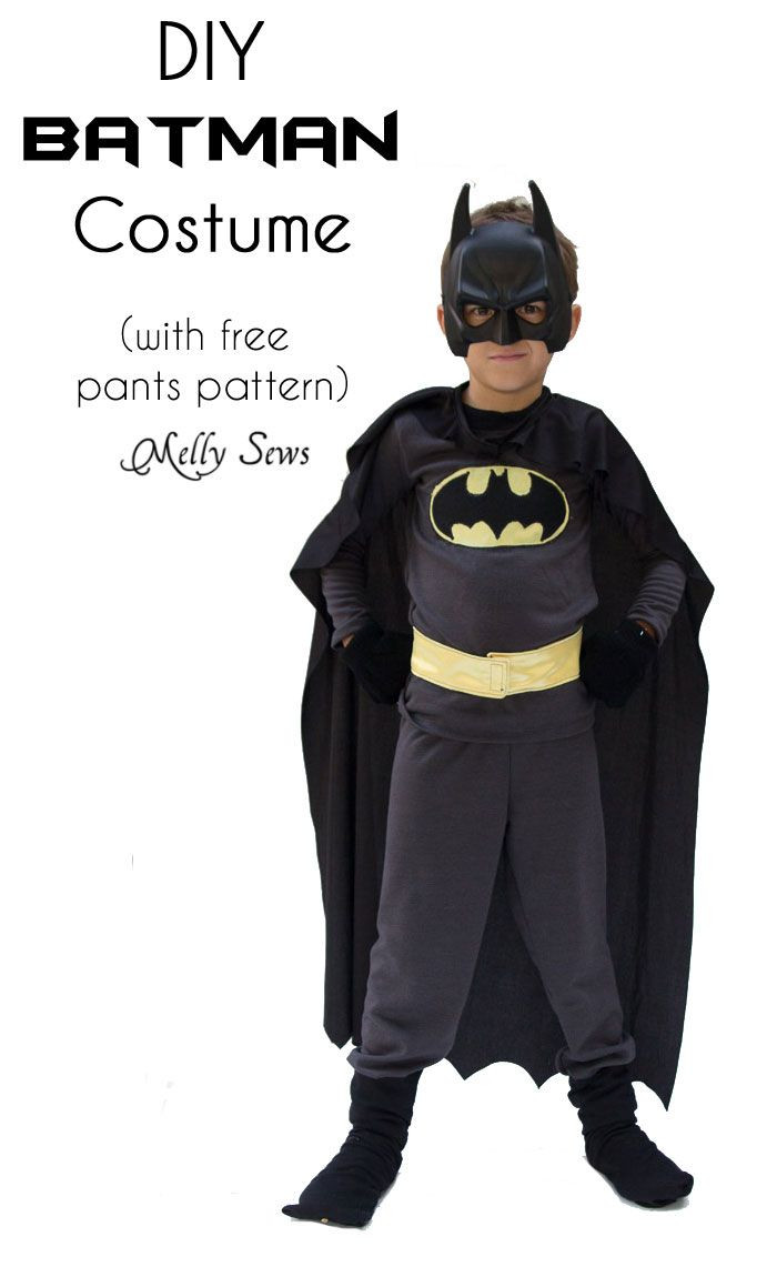 DIY Batman Costume Toddler
 DIY Batman Costume Melly Sews Pinterest