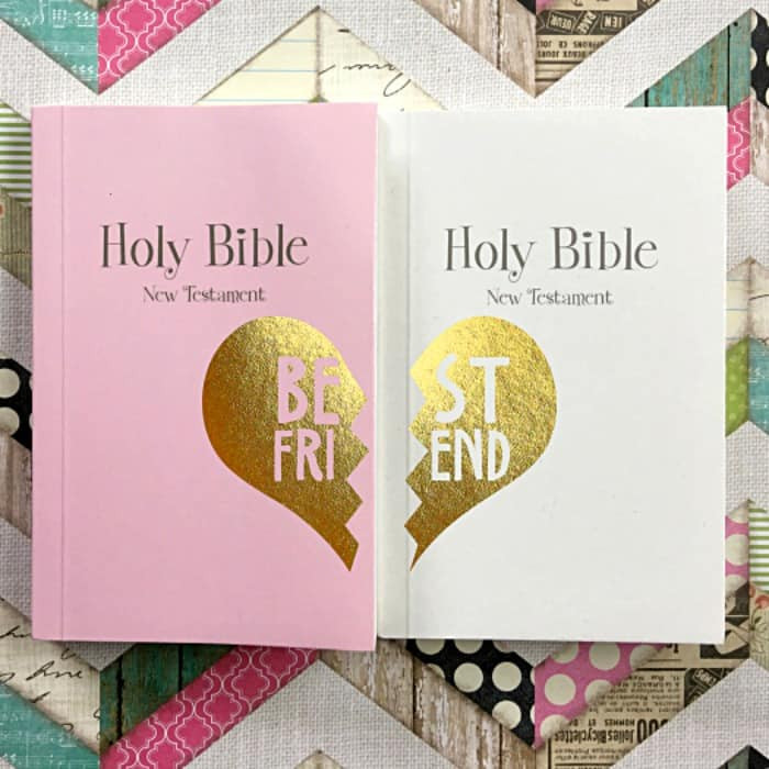 DIY Bestfriend Gifts
 A DIY FRIENDSHIP GIFT A BFF BIBLE with verses