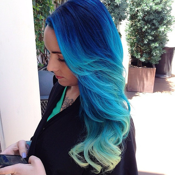 Best ideas about DIY Blue Hair Dye
. Save or Pin How to Dip Dye Your Hair at Home with Three Different Now.