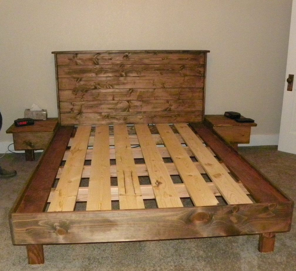 DIY Box Spring
 A queen size bed platform no box spring necessary Built