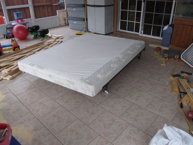 DIY Box Spring
 Re Building a Bed Foundation