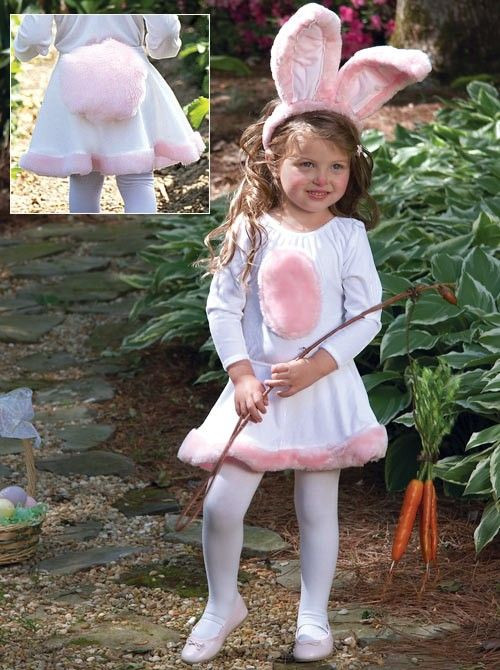 DIY Bunny Costume Toddler
 disfraz de coneja Buscar con Google Isa