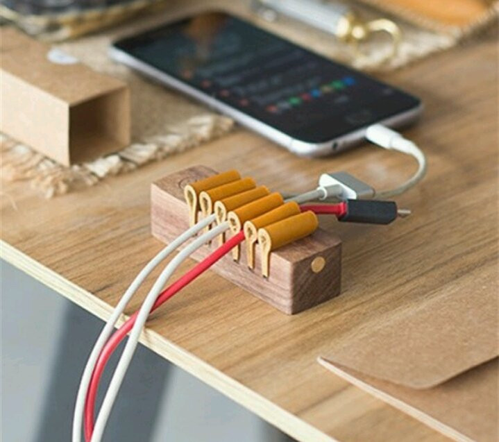 DIY Cable Organizer
 Be Neat and Tangle Free with These 11 Clever Cable