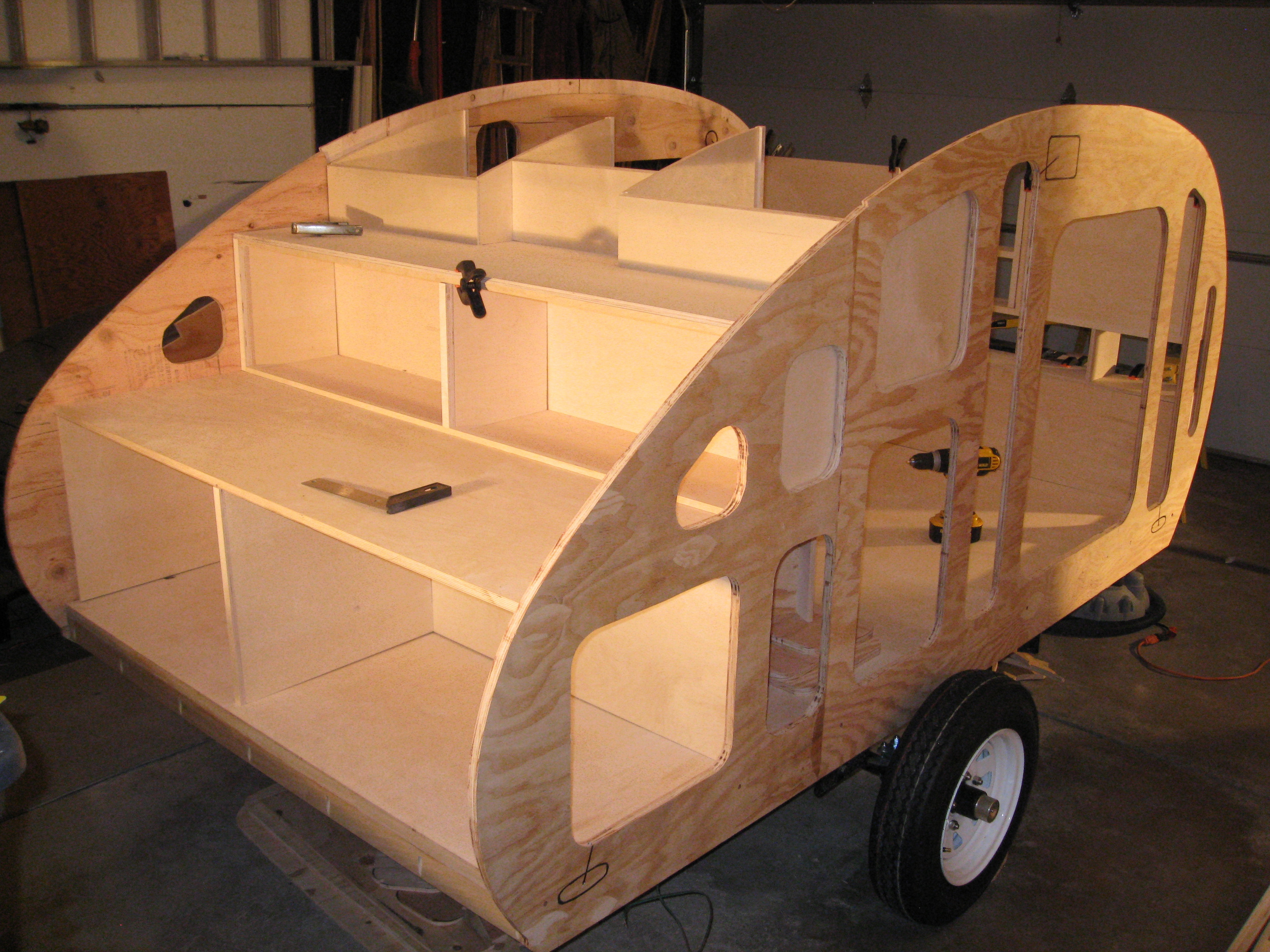 DIY Camping Trailer Plans
 A Gorgeous DIY Teardrop Trailer Called The Wyoming Woody