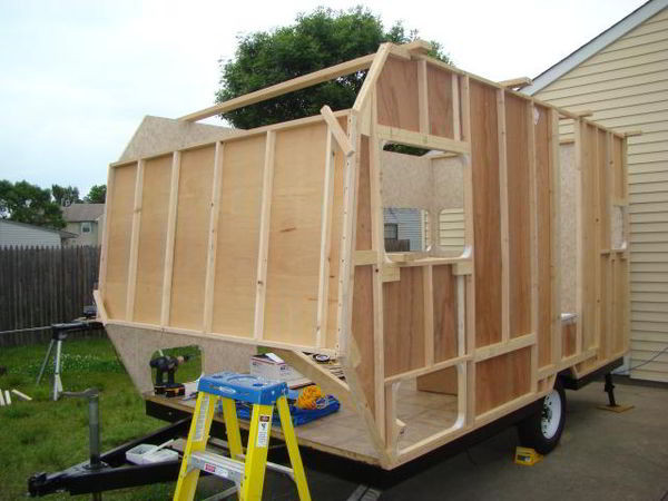 DIY Camping Trailer Plans
 DIY Camper Trailer Built from an Old Pop Up on a Bud of