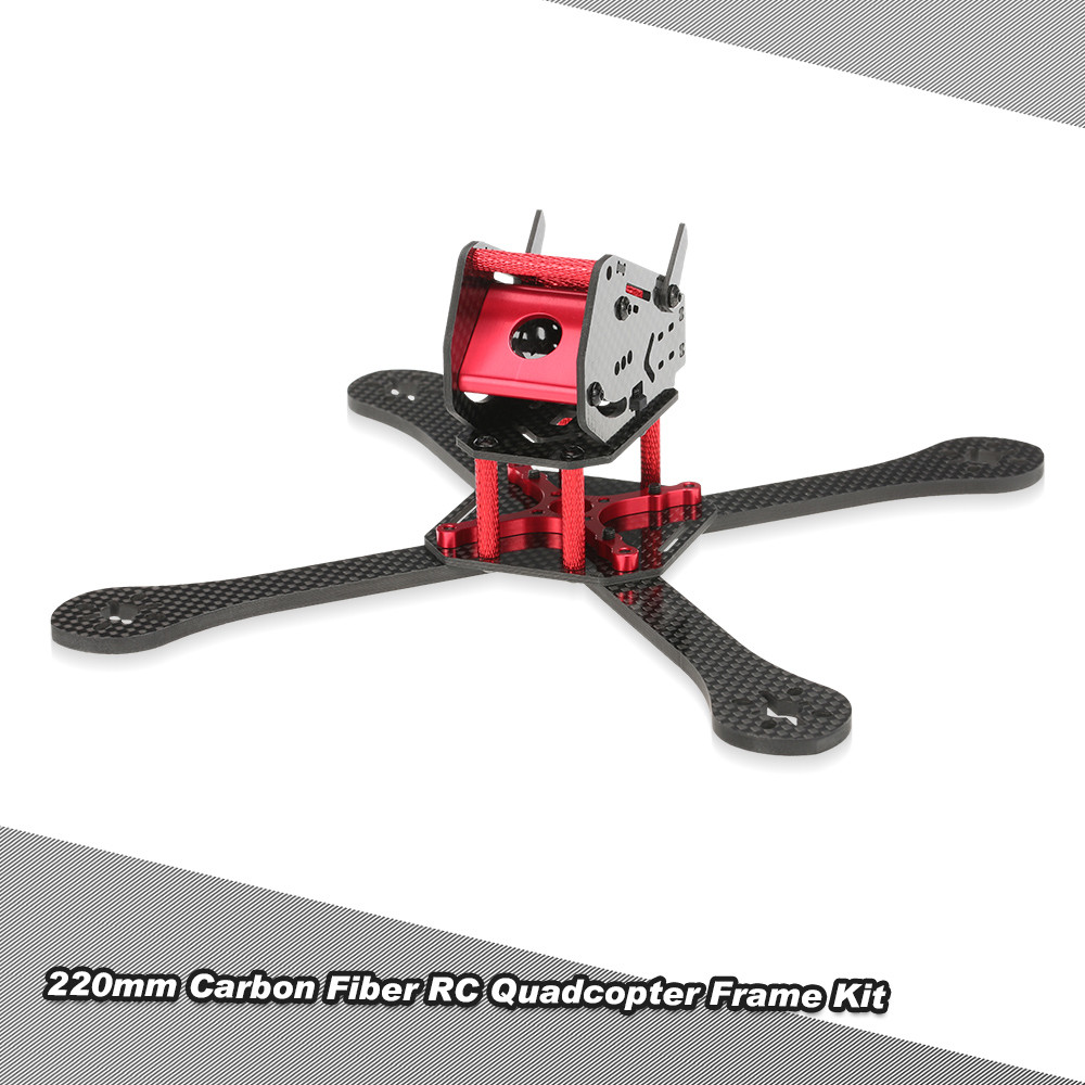 DIY Carbon Fiber Kits
 220mm Carbon Fiber 4 Axis Quadcopter Frame Kit for DIY 220