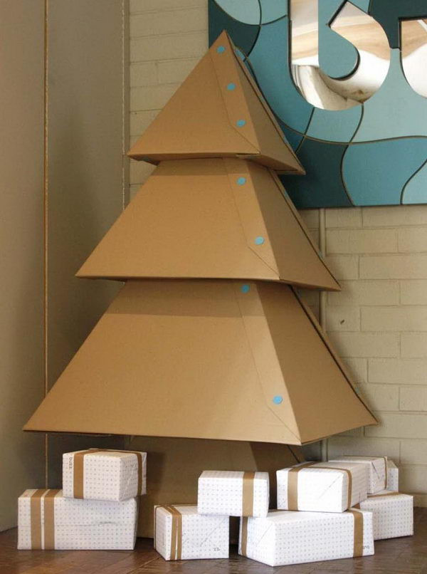 Best ideas about DIY Cardboard Christmas Tree
. Save or Pin 70 Cool Homemade Cardboard Craft Ideas Hative Now.