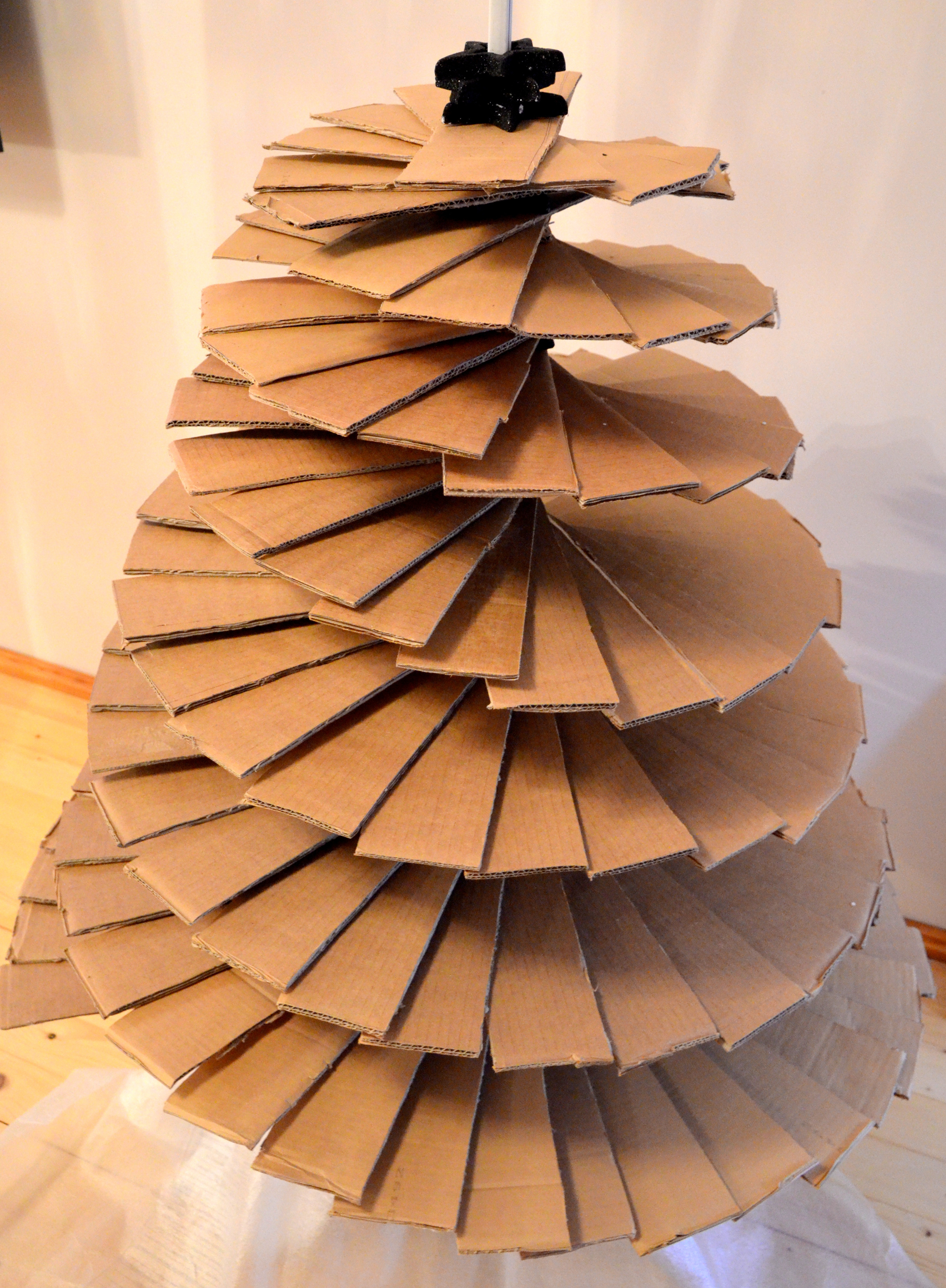 Best ideas about DIY Cardboard Christmas Tree
. Save or Pin DIY Modern Cardboard Christmas Tree nator Now.