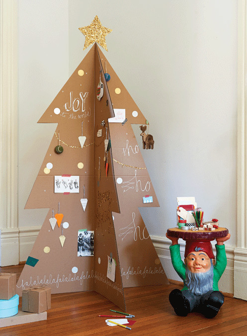 Best ideas about DIY Cardboard Christmas Tree
. Save or Pin How to make a modern cardboard Christmas tree Chatelaine Now.