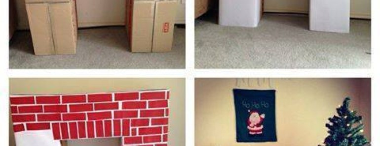 DIY Cardboard Fireplace
 Christmas Cardboard Fireplace DIY Tutorial