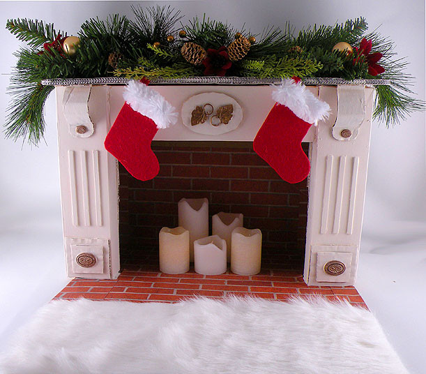 DIY Cardboard Fireplace
 12 Tutorials to Make a Cardboard Fireplace