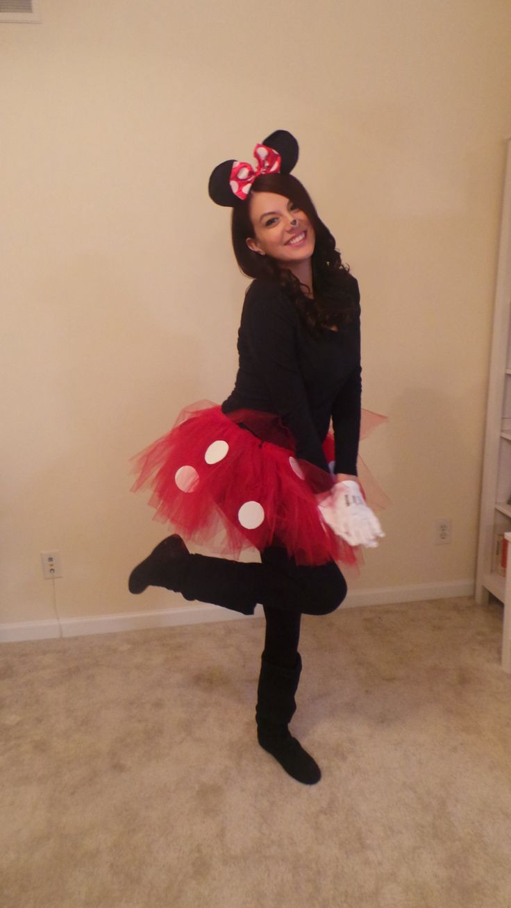 DIY Cartoon Character Costumes
 DIY Minnie Mouse costume My style Pinterest