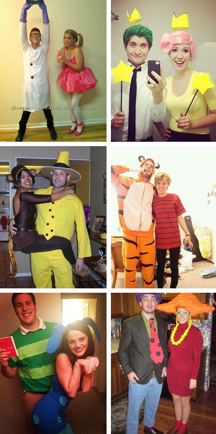 DIY Cartoon Character Costumes
 15 Fun and Unique DIY Halloween Couples Costumes Inspired