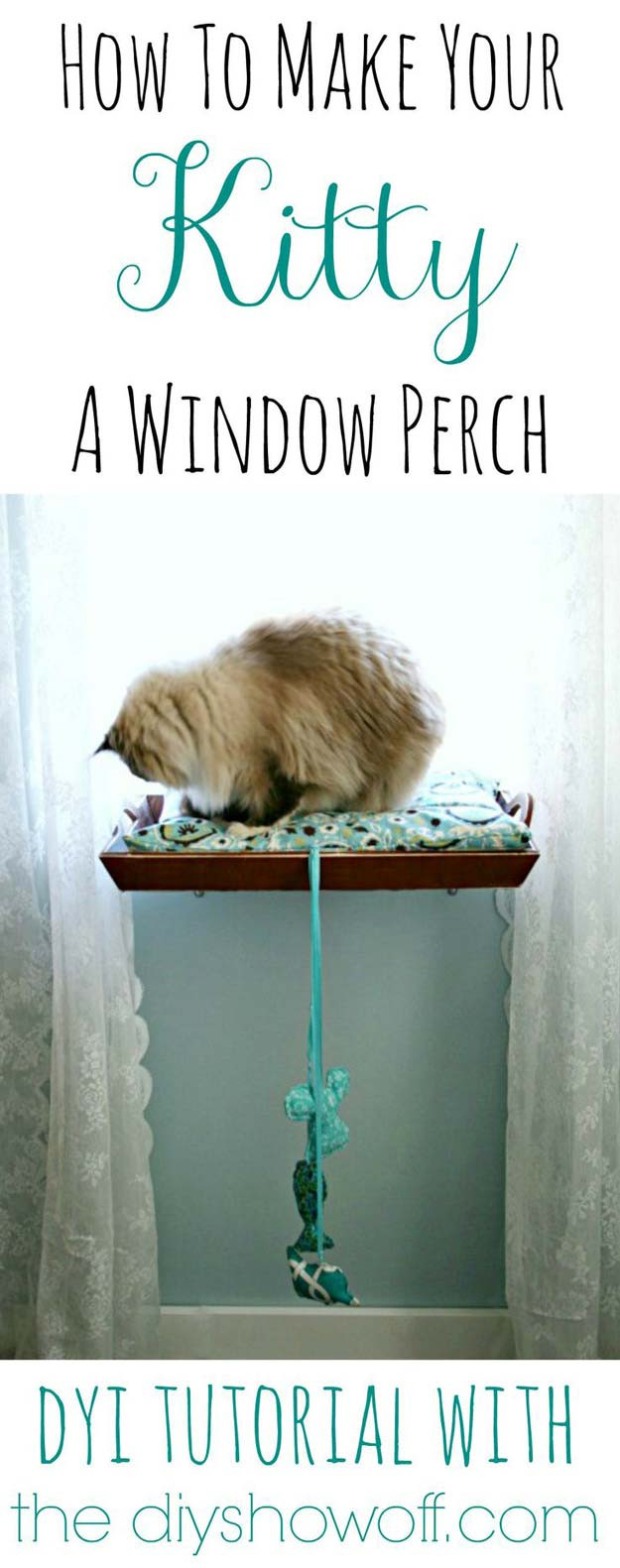 DIY Cat Window Perch
 41 Crafty DIY Projects for Your Pet