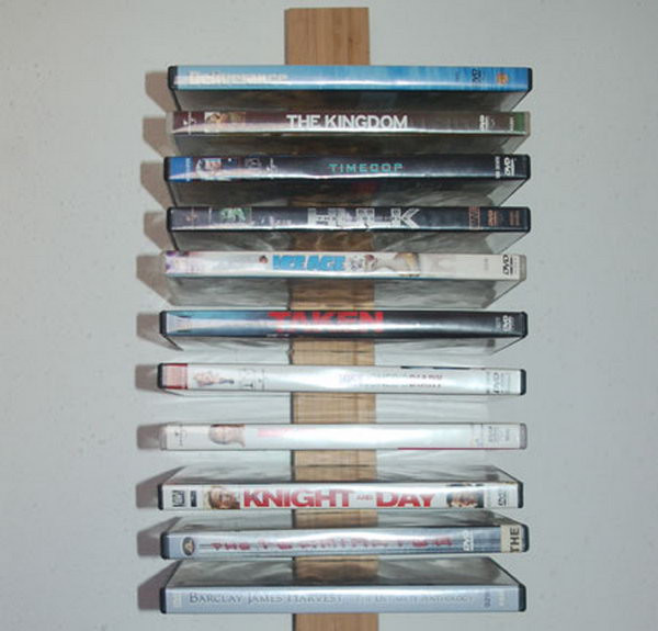Best ideas about DIY Cd Rack
. Save or Pin Creative DIY CD and DVD Storage Ideas or Solutions Hative Now.