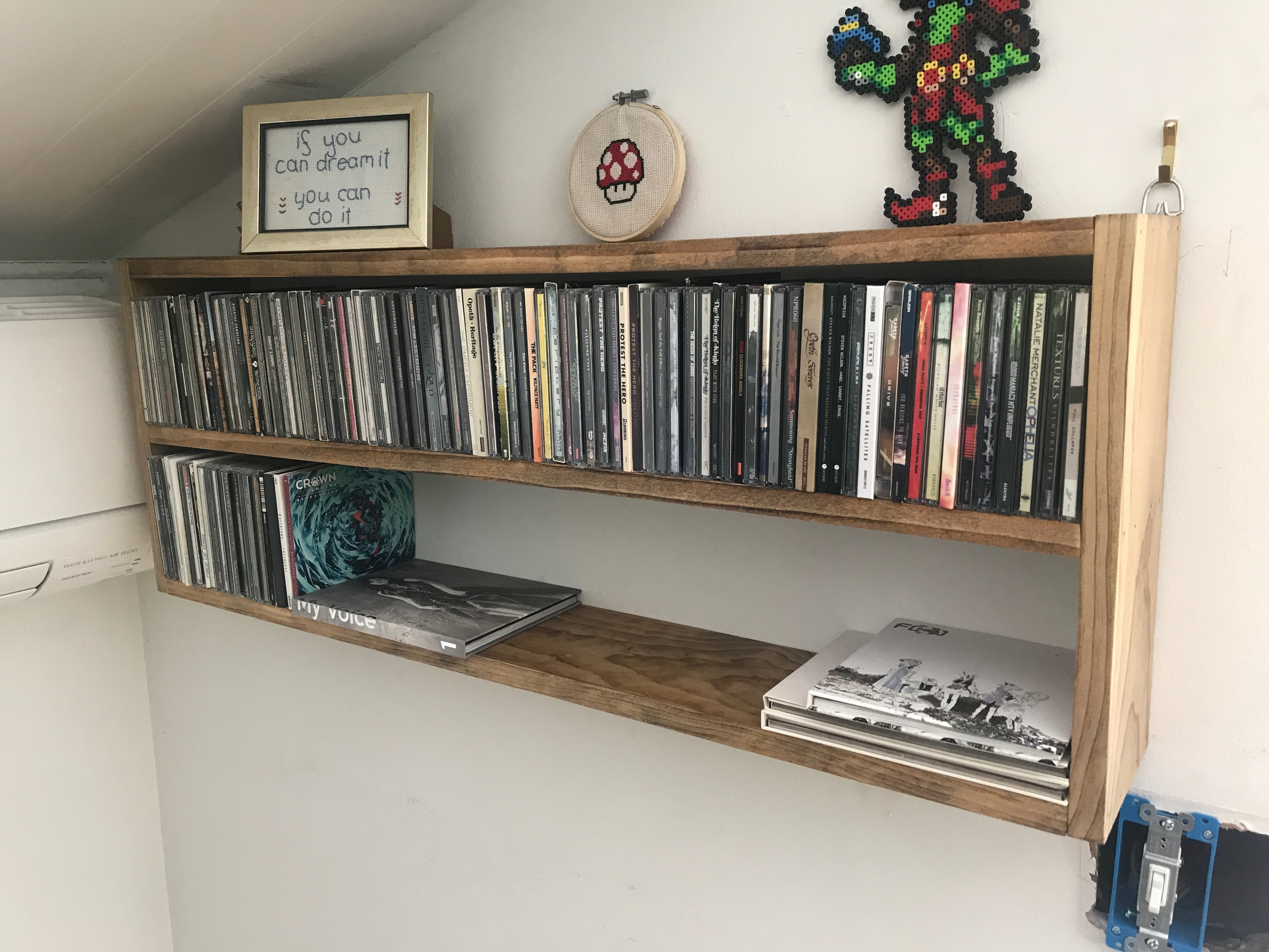 Best ideas about DIY Cd Rack
. Save or Pin DIY CD Wall Rack Now.