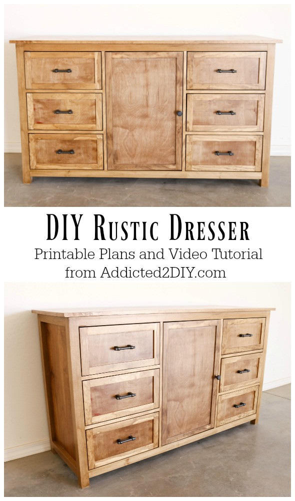 DIY Chest Of Drawers Plans
 DIY Rustic Dresser w Free Building Plans Addicted 2 DIY