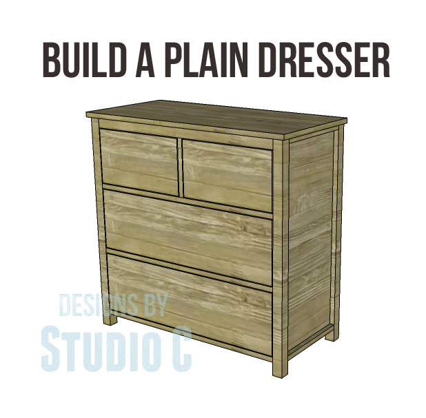DIY Chest Of Drawers Plans
 free DIY woodworking plans to build a plain dresser