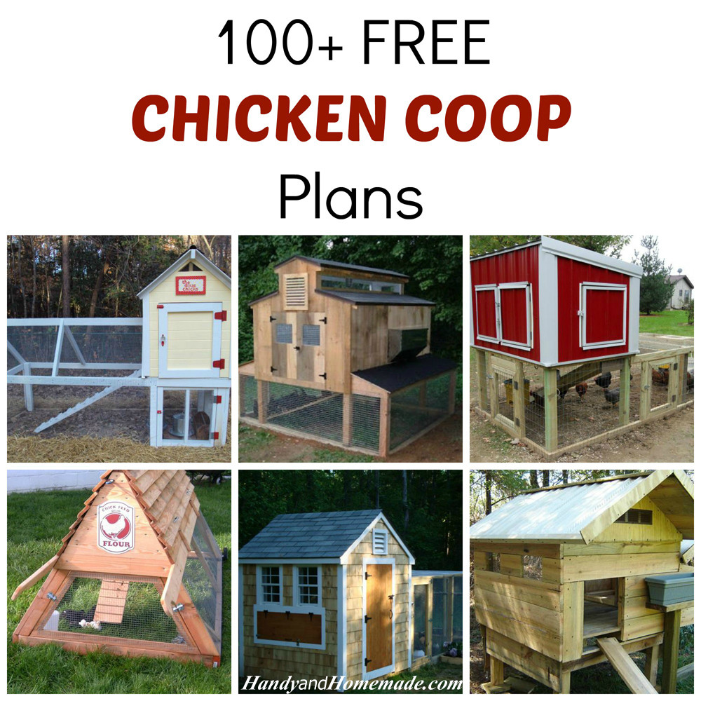 DIY Chicken Coops Plans Free
 100 Free DIY Chicken Coop Plans And Ideas
