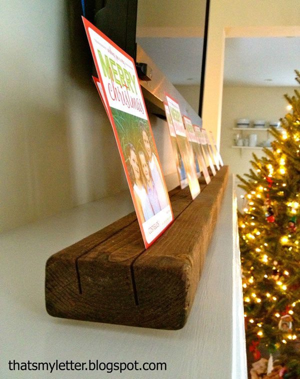 DIY Christmas Card Holders
 9 Fun & Clutter Free Ways to Display Holiday Cards