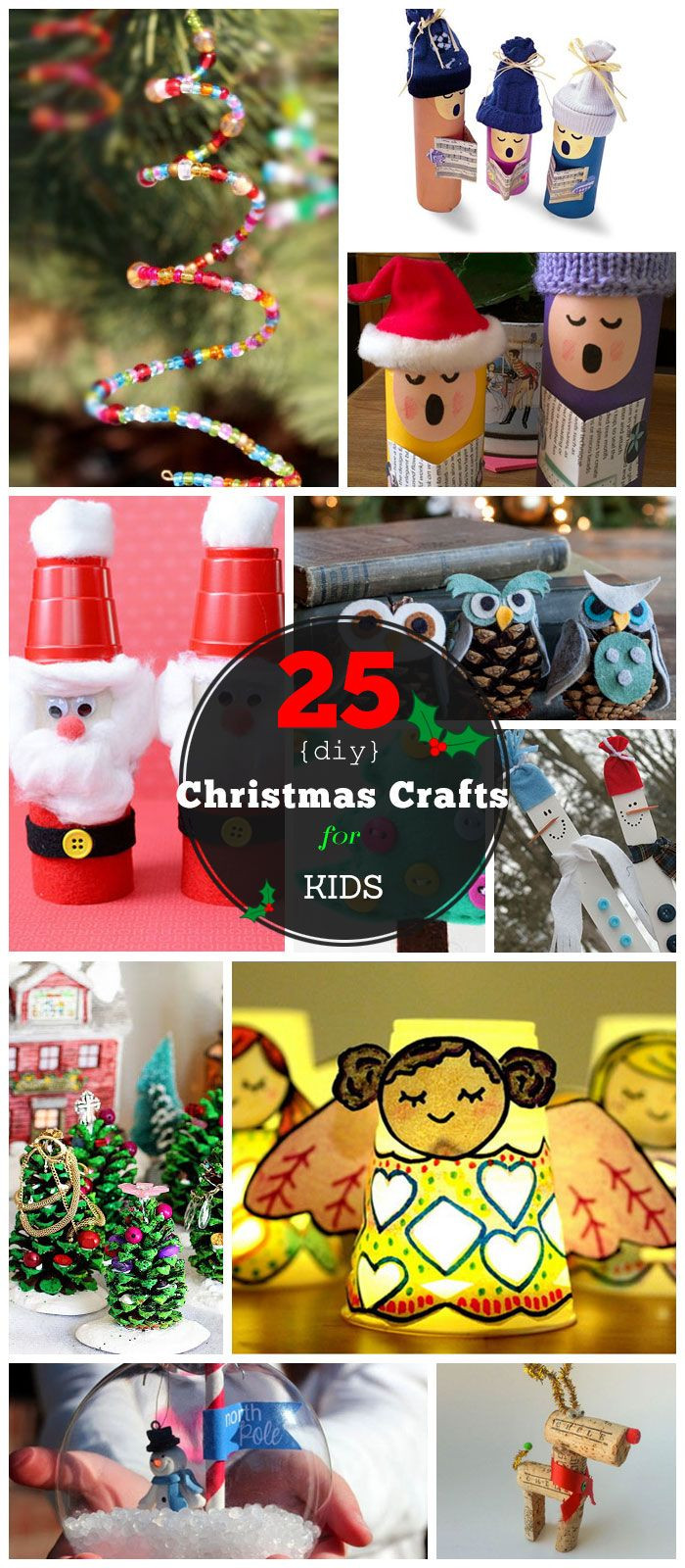 DIY Christmas Crafts For Kids
 30 Christmas Crafts For Kids to Make DIY