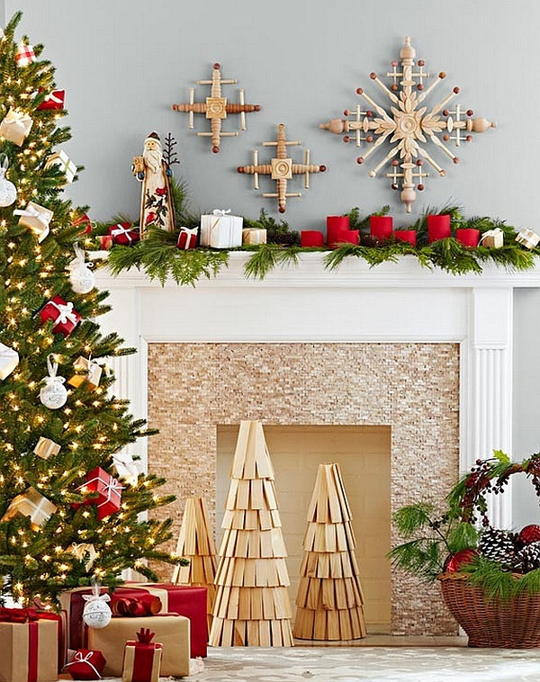 Best ideas about DIY Christmas Fireplace
. Save or Pin 50 Christmas Mantle Decoration Ideas Now.