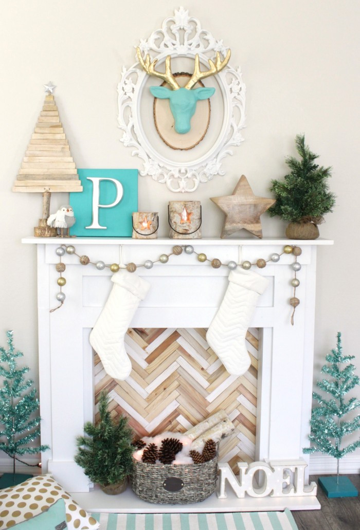 Best ideas about DIY Christmas Fireplace
. Save or Pin Holiday Mantel Decorating Now.