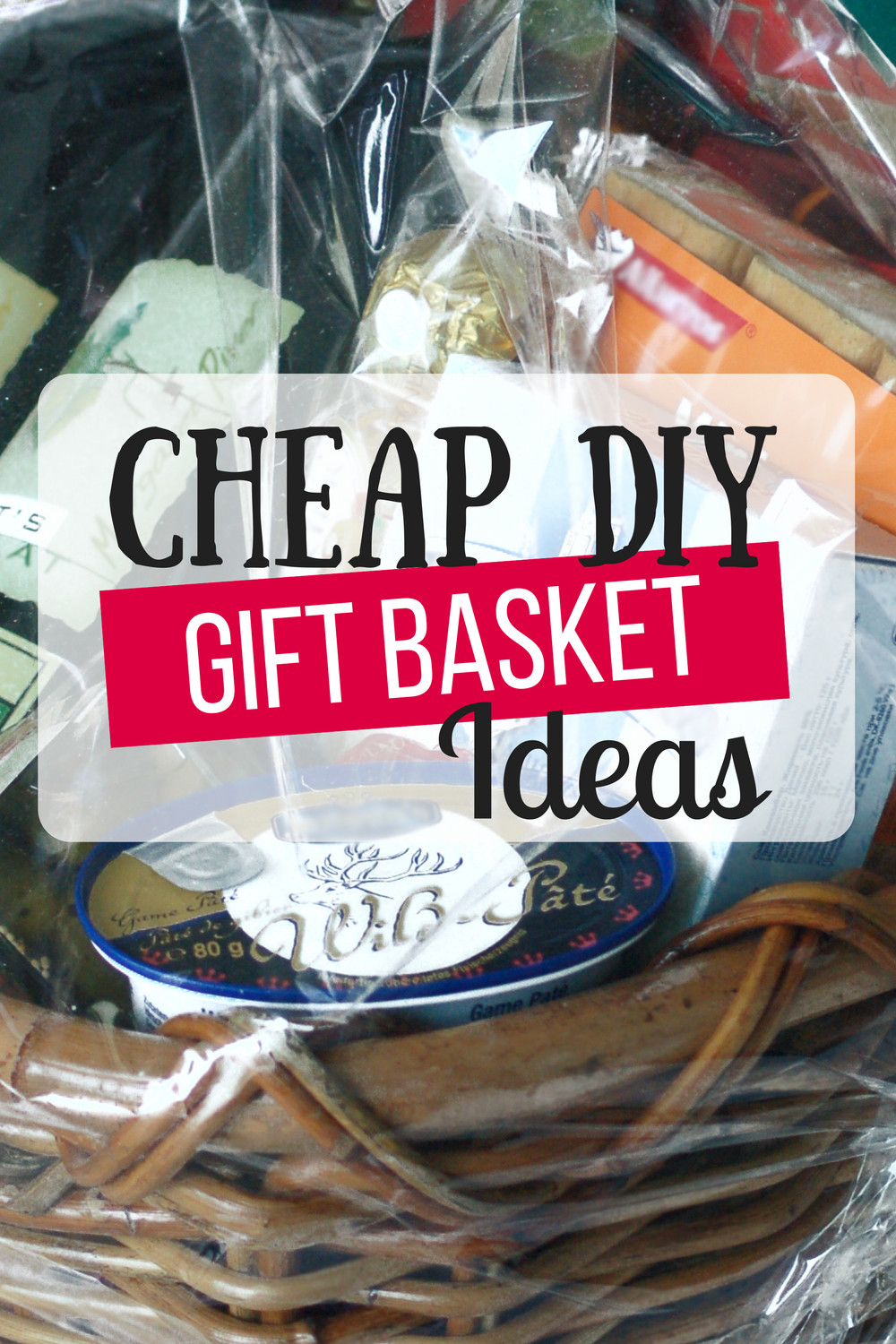 Diy Christmas Gift Baskets Ideas
 Cheap DIY Gift Baskets The Busy Bud er