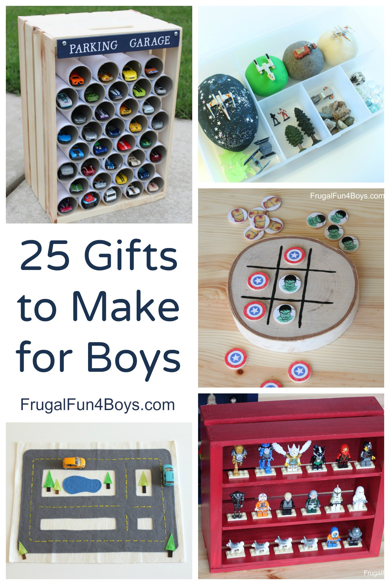 Best ideas about DIY Christmas Gift For Boys
. Save or Pin 25 More Homemade Gifts to Make for Boys Frugal Fun For Now.