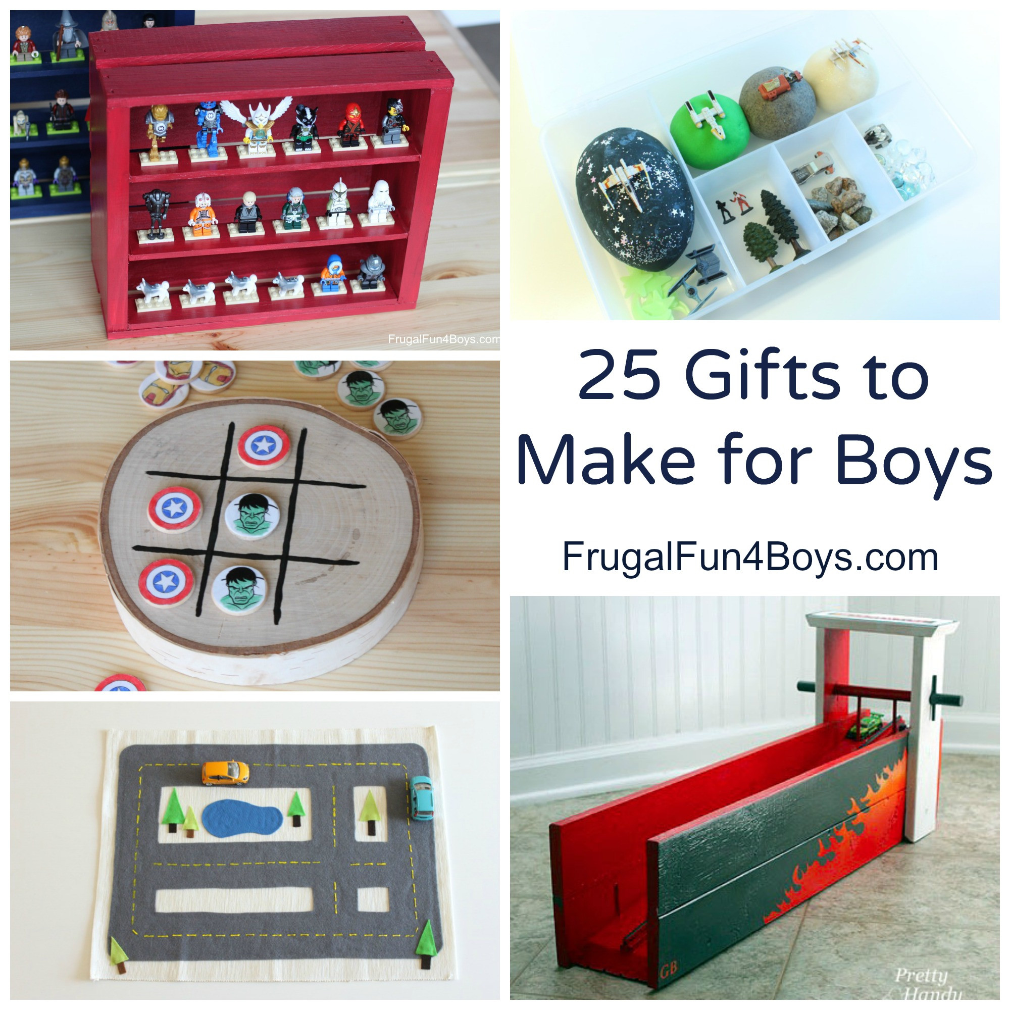 Best ideas about DIY Christmas Gift For Boys
. Save or Pin 25 More Homemade Gifts to Make for Boys Frugal Fun For Now.